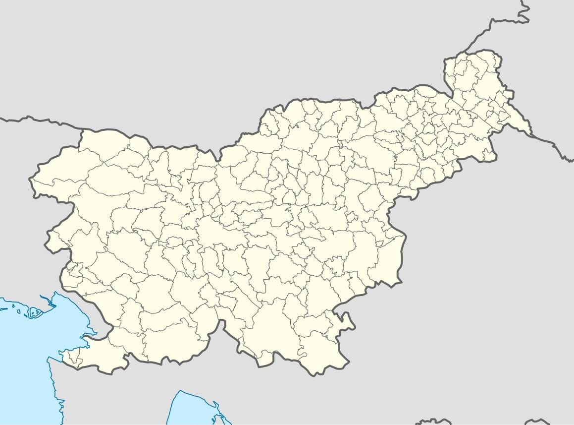 سلووینیا نقشہ محل وقوع