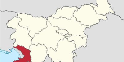 نقشہ کے karst سلووینیا