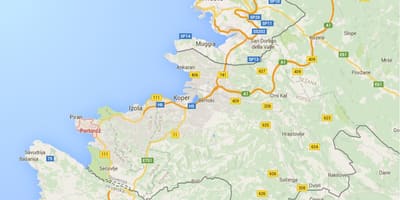 نقشہ portoroz سلووینیا